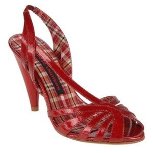 Chinese Laundry Mitzi Slingback Red Heel New